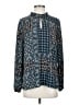 Ann Taylor LOFT Blue Long Sleeve Blouse Size S - photo 1