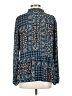 Ann Taylor LOFT Blue Long Sleeve Blouse Size S - photo 2