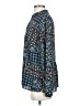 Ann Taylor LOFT Blue Long Sleeve Blouse Size S - photo 5