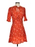 Auguste Orange Casual Dress Size 4 - photo 1