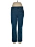 Level 99 Solid Blue Casual Pants Size 32W Petite - photo 1
