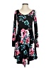 dearcase Floral Black Casual Dress Size XS - photo 1