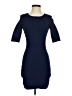 Cache Solid Blue Cocktail Dress Size XS - photo 1