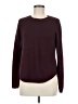 Lety & Me Chevron-herringbone Burgundy Pullover Sweater Size M - photo 1