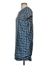 Sans Souci 100% Polyester Graphic Blue Casual Dress Size S - photo 5