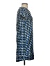 Sans Souci 100% Polyester Graphic Blue Casual Dress Size S - photo 4