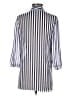 Pins and Needles 100% Polyester Stripes Silver 3/4 Sleeve Blouse Size M - photo 2