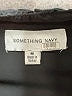 Something Navy Black Long Sleeve Blouse Size M - photo 7