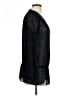 Hale Bob Black 3/4 Sleeve Blouse Size L - photo 4