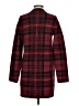 Max Studio Plaid Red Coat Size S - photo 2
