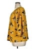 MELLODAY Yellow 3/4 Sleeve Blouse Size XL - photo 5