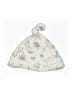 Assorted Brands 100% Cotton Gray White Beanie Size Newborn - photo 1