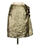 KOKUA 100% Polyester Metallic Gold Formal Skirt Size EU 36 / US 6 - photo 1