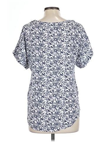 Raindrops by Papillon Short Sleeve Blouse (view 2)
