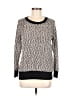 Audrey 3+1 Polka Dots Black Pullover Sweater Size S - photo 1