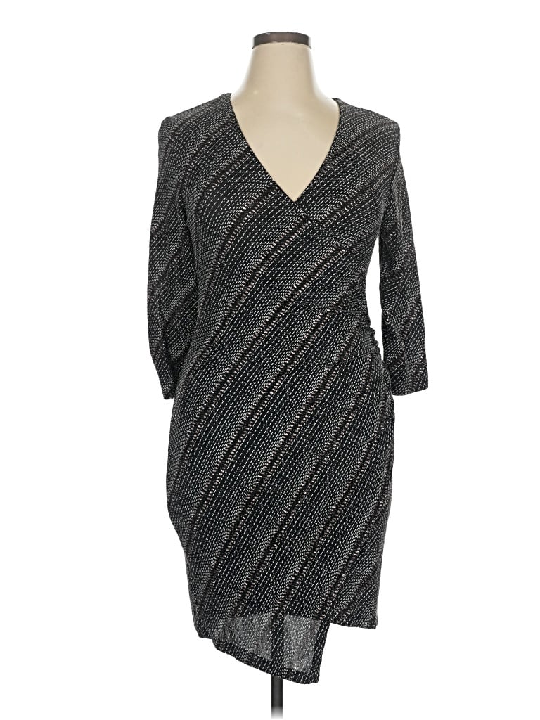Pre-owned Haute Monde Cocktail Dress In Gray