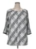 Adele & May Gray 3/4 Sleeve Blouse Size 1X - photo 1