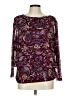 Chico's Purple Long Sleeve Blouse Size L - photo 1