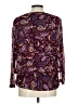 Chico's Purple Long Sleeve Blouse Size L - photo 2