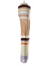 Miss Sparkling Color Block Ivory Burgundy Casual Pants Size XS - photo 4