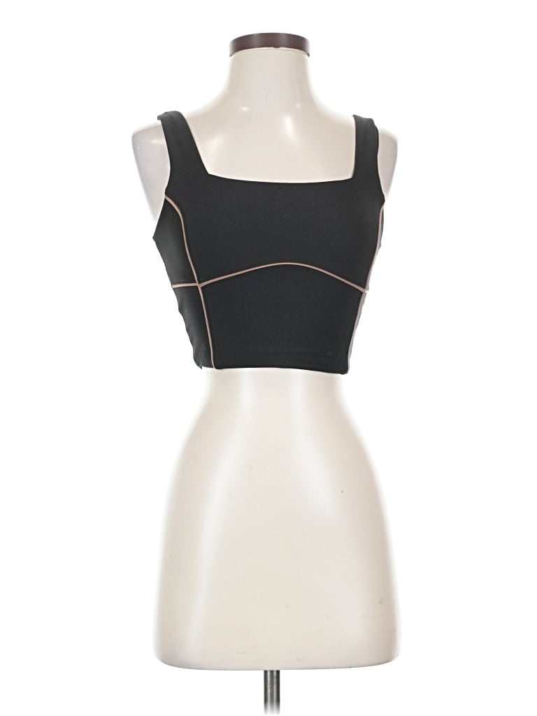 Pre-owned Ypb Tube Top Black Strapless Neckline Tops