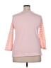 Rafaella Pink 3/4 Sleeve Top Size XXL - photo 2