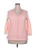 Rafaella Pink 3/4 Sleeve Top Size XXL - photo 1