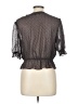 Topshop 100% Polyester Gray 3/4 Sleeve Blouse Size 10 - photo 2