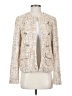 Elie Tahari 100% Polyester Tweed Ivory Tan Blazer Size 4 - photo 1