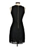 H&M 100% Polyester Chevron-herringbone Black Cocktail Dress Size 4 - photo 2