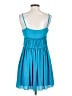 Cinq à Sept 100% Polyester Solid Teal Cocktail Dress Size 4 - photo 2