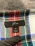 J.Crew Plaid Blue 3/4 Sleeve Blouse Size M - photo 7