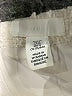 H&M 100% Polyester Tweed Ivory White Casual Skirt Size 12 - photo 4