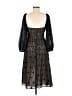 Alice + Olivia 100% Polyester Black Cocktail Dress Size 2 - photo 2
