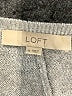 Ann Taylor LOFT Gray Pullover Sweater Size M - photo 7