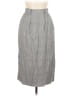 David Brooks 100% Rayon Houndstooth Gray Formal Skirt Size 4 - photo 1