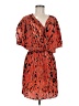 Rory Beca Animal Print Orange Cocktail Dress Size M - photo 1