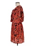 Rory Beca Animal Print Orange Cocktail Dress Size M - photo 5