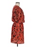 Rory Beca Animal Print Orange Cocktail Dress Size M - photo 4