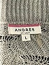 Andree by UNIT Color Block Gray Pullover Sweater Size L - photo 7