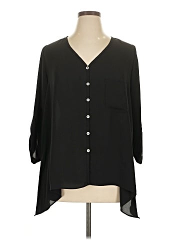 Karen Kane 3/4 Sleeve Blouse (view 1)