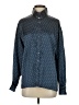 Jaeger 100% Polyester Polka Dots Blue Long Sleeve Blouse Size EU 36 / US 6 - photo 1
