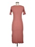 Assorted Brands Solid Brown Casual Dress Size M - photo 2