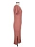 Assorted Brands Solid Brown Casual Dress Size M - photo 4