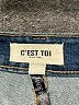C'est Toi Color Block Blue Jeans Size 3 - photo 7