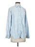 Express 100% Lyocell Blue Long Sleeve Button-Down Shirt Size S - photo 1