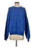 Unbranded 100% Polyester Solid Blue Pullover Sweater Size S - photo 1