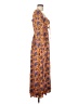 Rhode 100% Viscose Paisley Orange Casual Dress Size 8 - photo 4