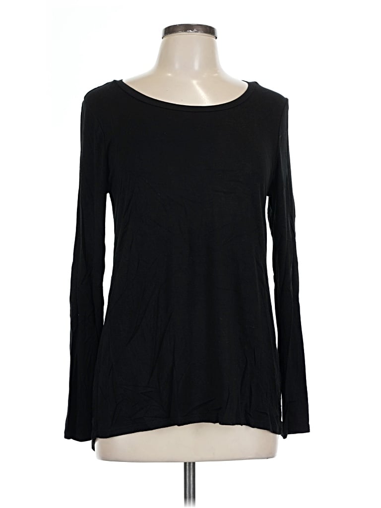 Pre-owned Cable & Gauge Long Sleeve T-shirt In Black