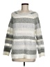 Lou & Grey Stripes Gray Pullover Sweater Size M - photo 1